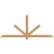 Ekena Millwork Kennewick Timber Gable Bracket, Western Red Cedar, 84"W x 35"H x 3 1/2"D x 3 1/2"F, 10/12 Pitch GBW084X35X0404KEN00SWR - alternate 1
